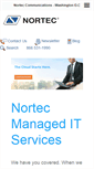 Mobile Screenshot of nortec.com
