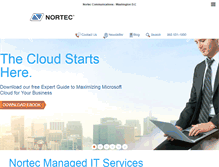 Tablet Screenshot of nortec.com